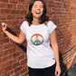Rainbow Peace Sign T-shirt